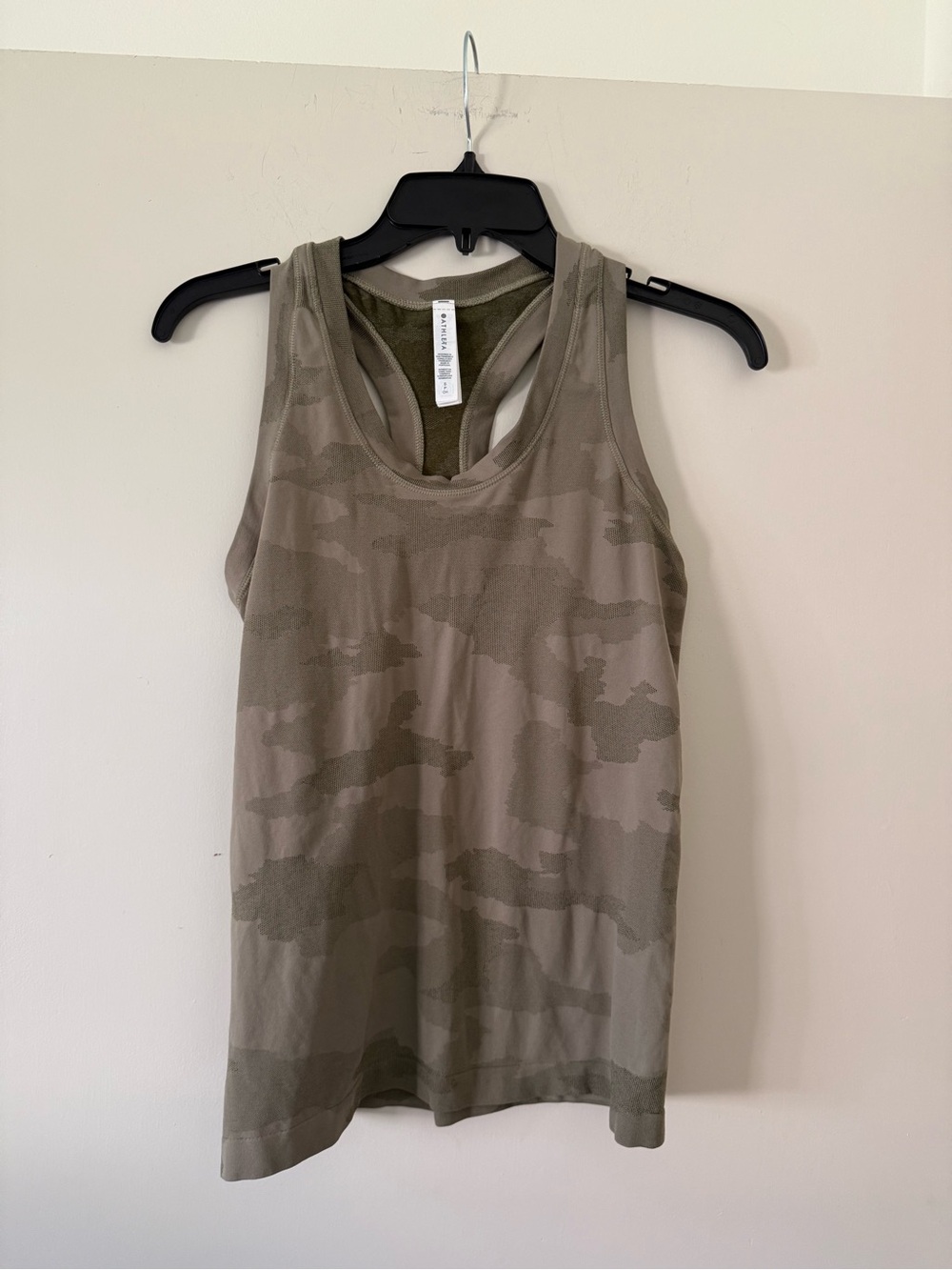 Athleta Camouflage Tank Top - Olive Green -